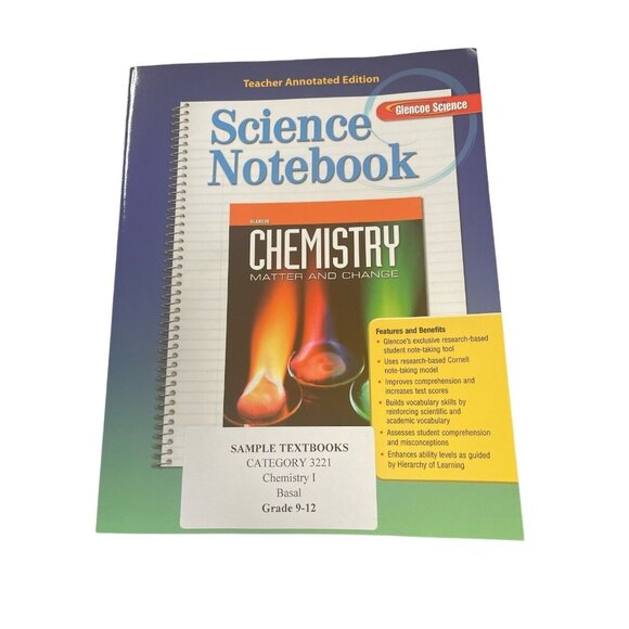Glencoe Chemistry Matter and Change Science Notebook Teacher Annotated Ed 2012 - Picture 1 of 4